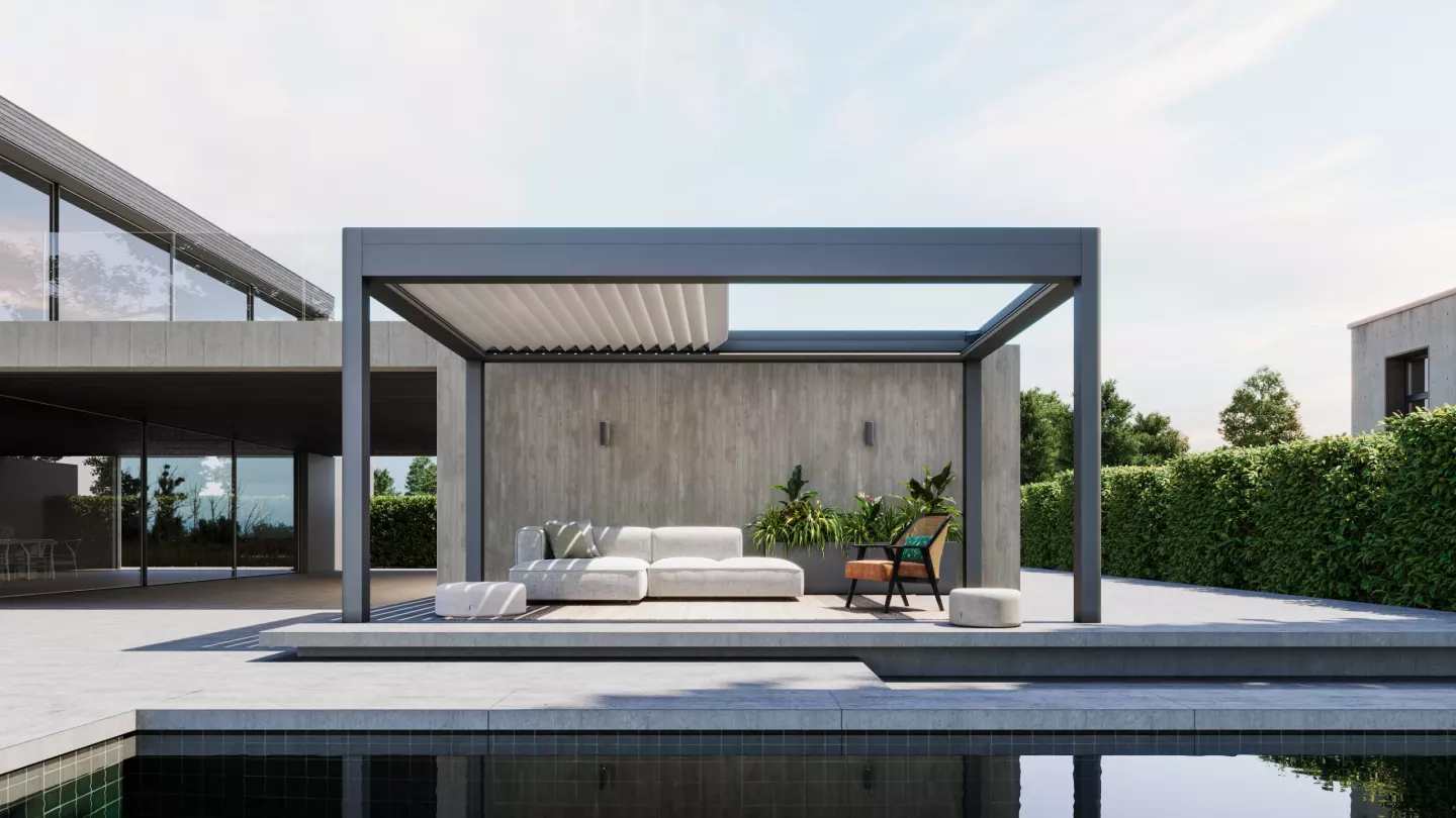 Hatipoğlu Alüminyum bioklimatik pergola (8)